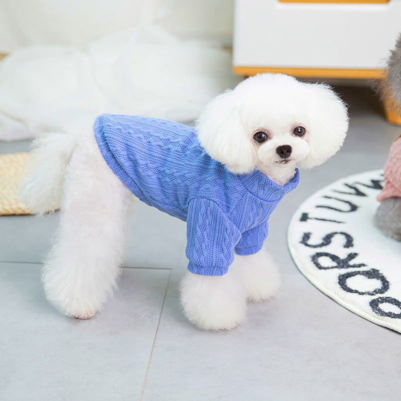 Pet Dog Clothing Autumn And Winter Clothing New Teddy Small Dog Pet Clothing Autumn And Winter Sweater