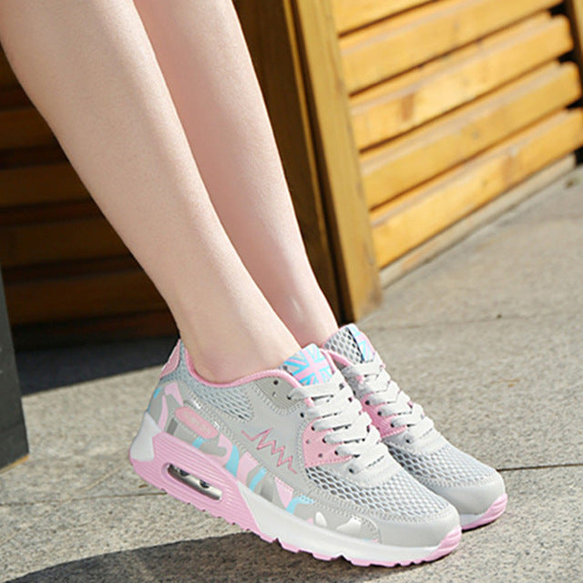 Sport Running Shoes Woman Outdoor Breathable Comfortable Couple Shoes