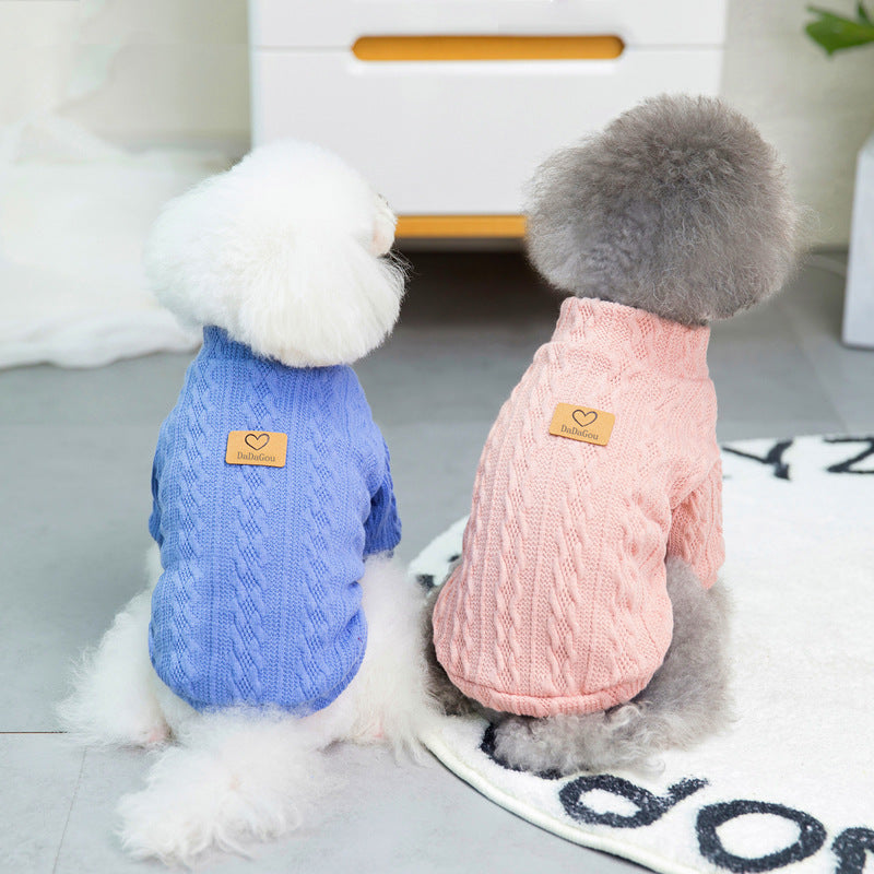 Pet Dog Clothing Autumn And Winter Clothing New Teddy Small Dog Pet Clothing Autumn And Winter Sweater