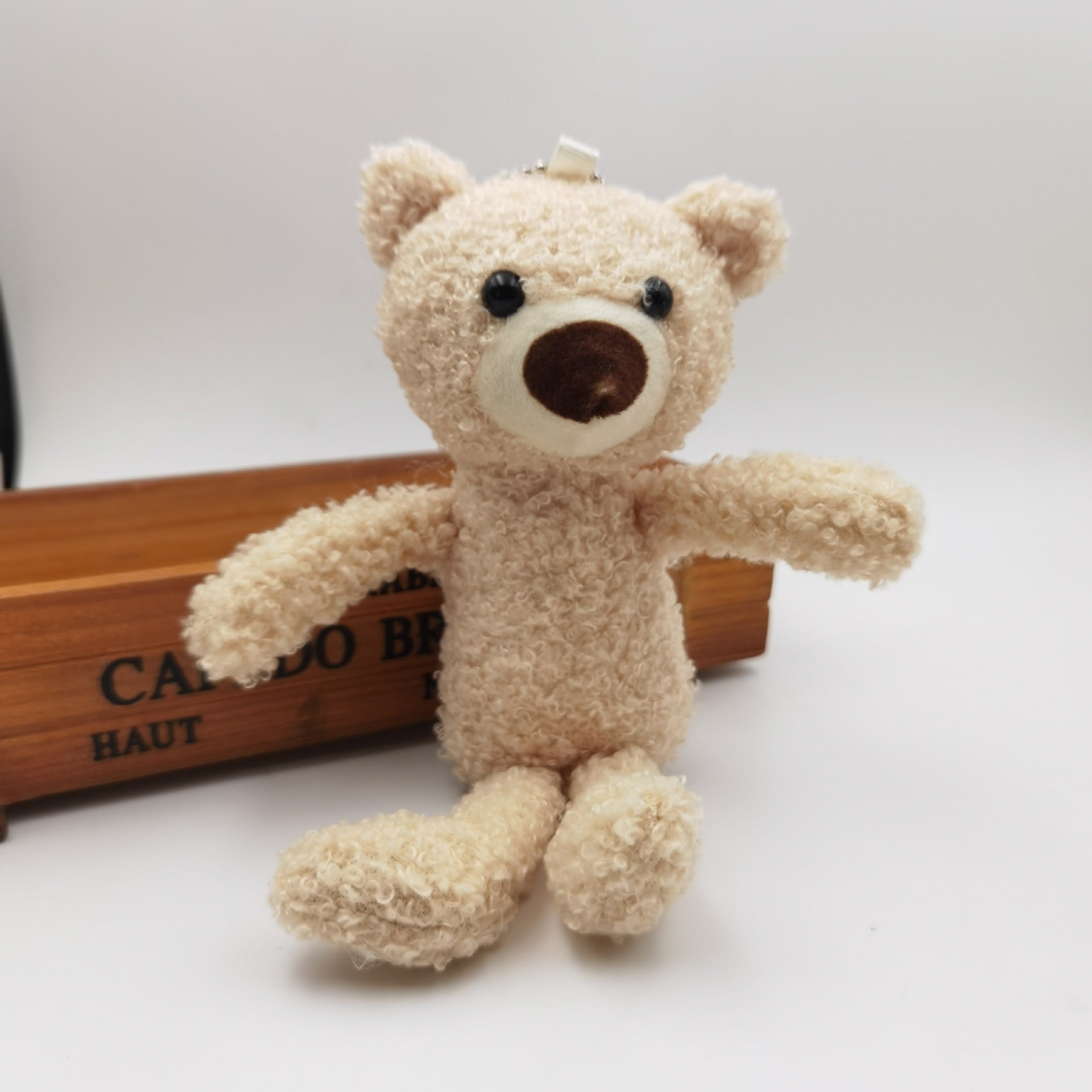 20 Cm Teddy Bear Doll Bag Pendant Doll Clothing Accessories Doll Bear Toothpick Bear